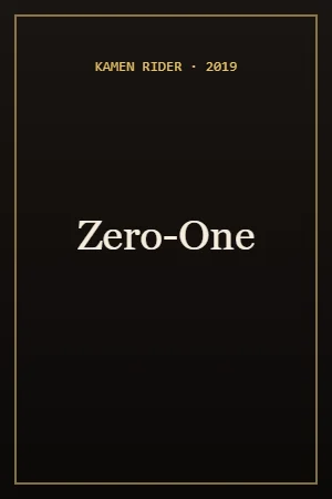 Kamen Rider Zero-One (2019) poster